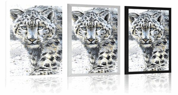 Plakat narisani leopard