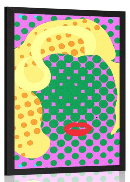 Plakat Marilyn Monroe v pop art stilu