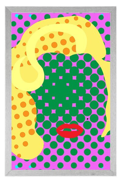 Plakat Marilyn Monroe v pop art stilu