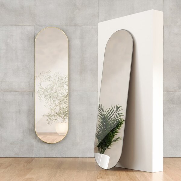 Stensko/stoječe ogledalo 46x157 cm Hubba – Umbra