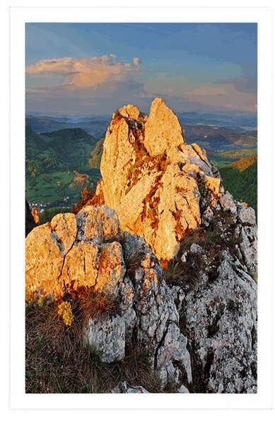 Plakat čudovita Vršatska bradla na Slovaškem