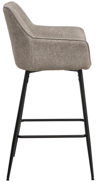 BARSKI STOL, črna, rjavosiva