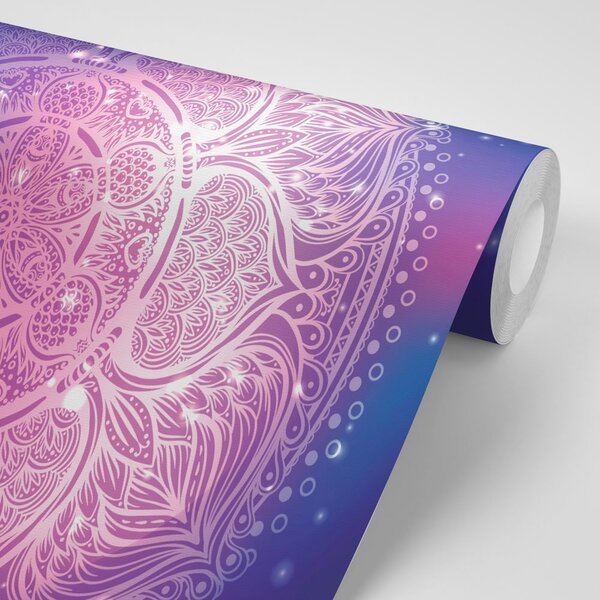 Tapeta indijska Mandala z galaktičnim ozadjem
