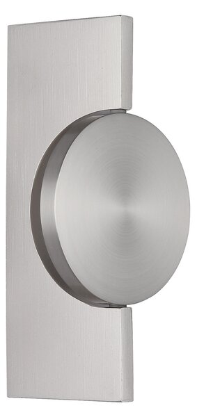 Globo LED-stenna svetilka Jasper, višina 20 cm, mat nikljev, kovina, Kovinska, Dnevna soba / jedilnica, Kovina, Sodobni