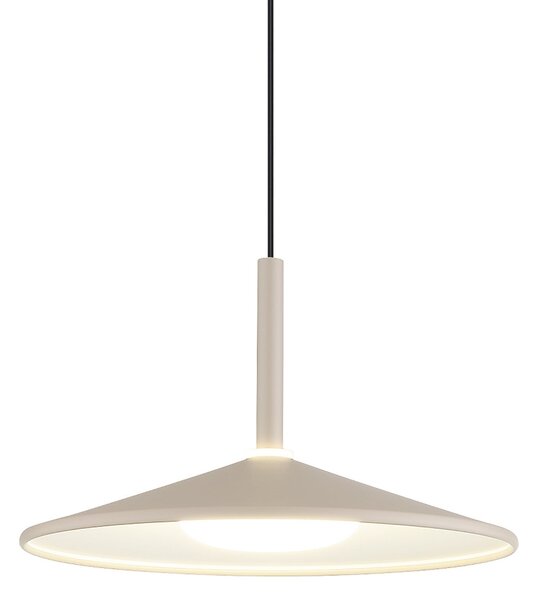 Globo LED-visoka svetilka Lampone, peskasta barva, dolžina 95 cm, kovinska, 3-žarnica, Bež, Dnevna soba / jedilnica, Kovina, Sodobni