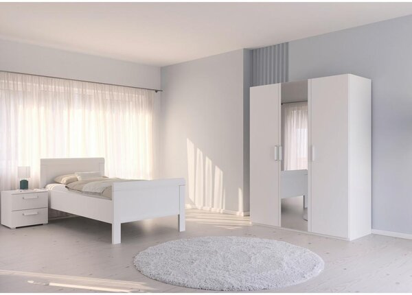 Novel Postelja Evelyn, Bela, 90x200