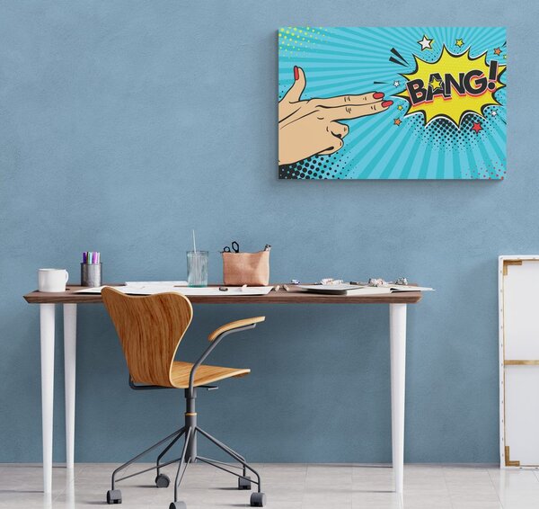 Slika s pop art motivom – BANG!