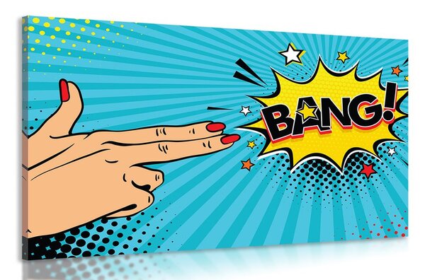 Slika s pop art motivom – BANG!