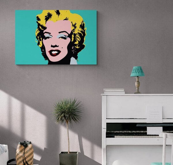 Slika ikonična Marilyn Monroe v pop art dizajnu