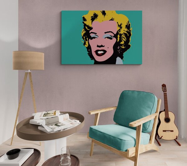 Slika ikonična Marilyn Monroe v pop art dizajnu