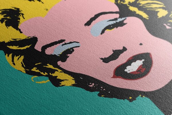 Slika ikonična Marilyn Monroe v pop art dizajnu