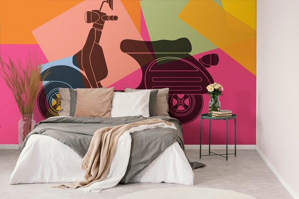 Tapeta pop art vespa