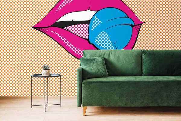 Tapeta pop art lizika