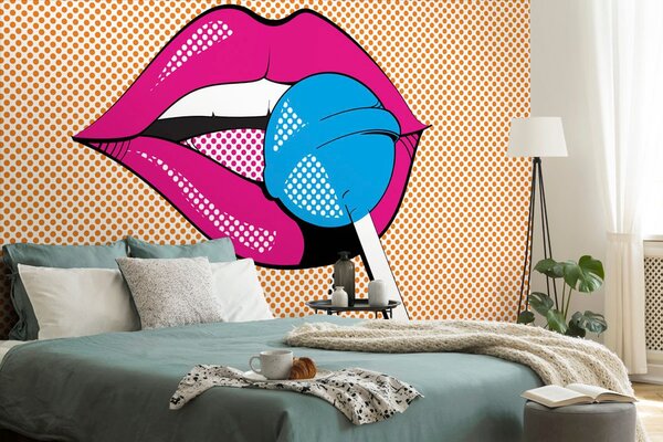 Tapeta pop art lizika