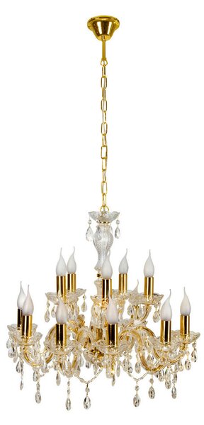 KRISTALNA VISEČA SVETILKA Maria Teresa 62/62/130 cm E14