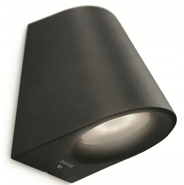 STENSKA SVETILKA VIRGA LED 4W/400lm/2700K/IP44/ ČRNA 17287/30/16