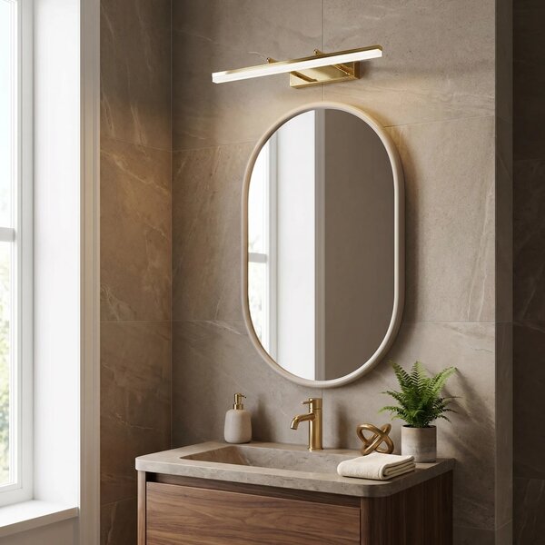 Kopalniška stenska LED svetilka APP1873-1W 60cm GOLD