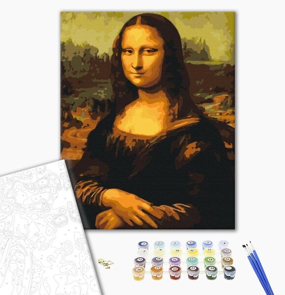 Poslikava po številkah Leonardo da Vinci – Mona Lisa