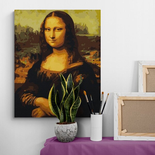 Poslikava po številkah Leonardo da Vinci – Mona Lisa