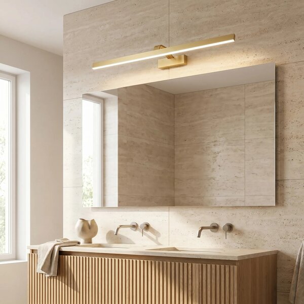 Kopalniška stenska LED svetilka SWE009-1W 73cm BRUSH GOLD