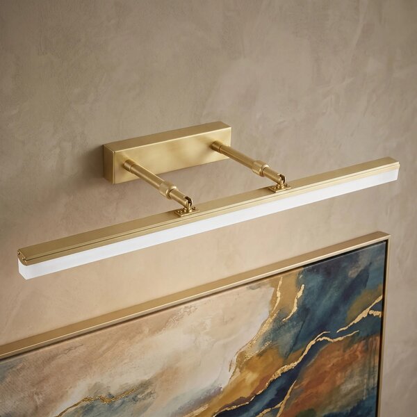 Kopalniška stenska LED svetilka APP1876-1W 60cm BRUSH GOLD