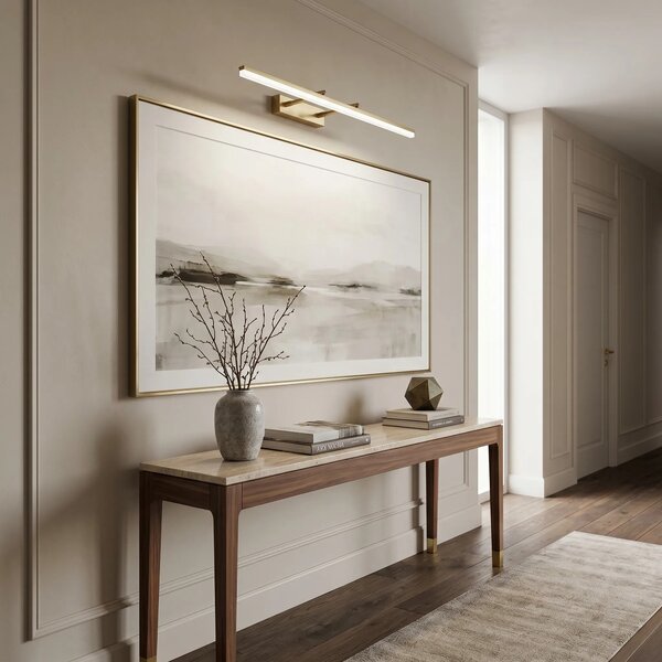 Kopalniška stenska LED svetilka APP1877-1W 80cm BRUSH GOLD