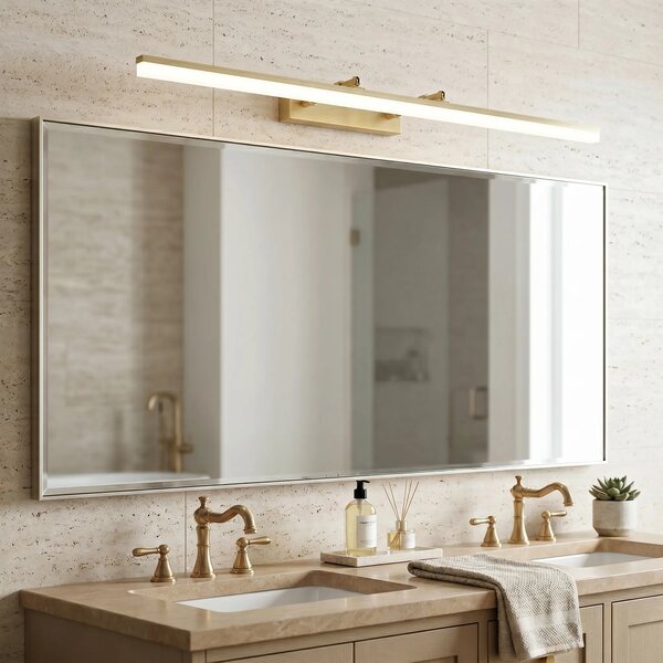 Kopalniška stenska LED svetilka APP1877-1W 80cm BRUSH GOLD