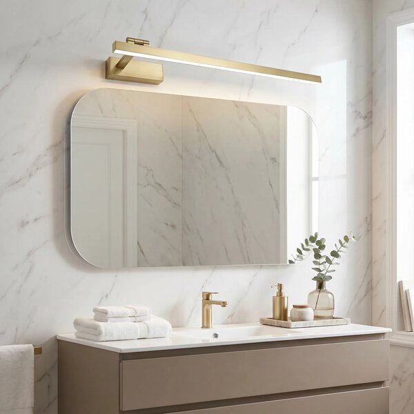 Kopalniška stenska LED svetilka SWE033-1W 80cm BRUSH GOLD