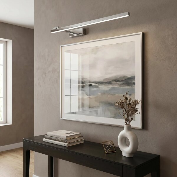 Kopalniška stenska LED svetilka SWE030-1W 80cm CHROME