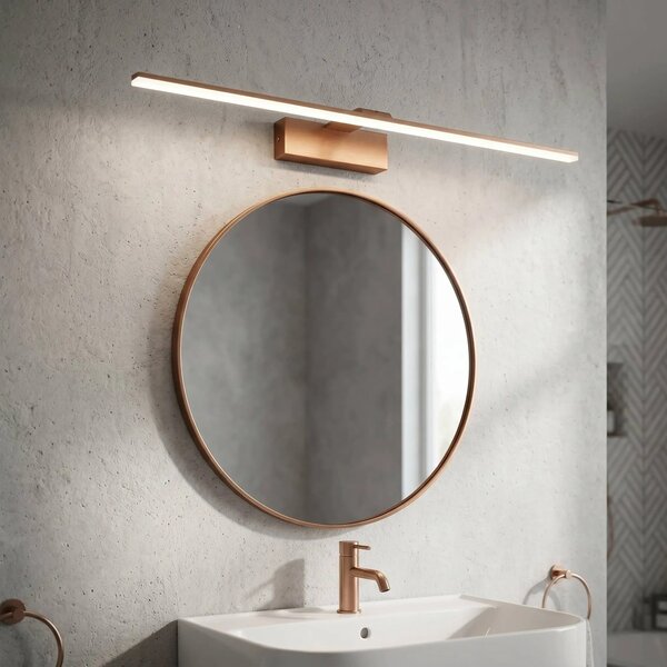 Kopalniška stenska LED svetilka SWE015-1W 73cm BRUSH COPPER