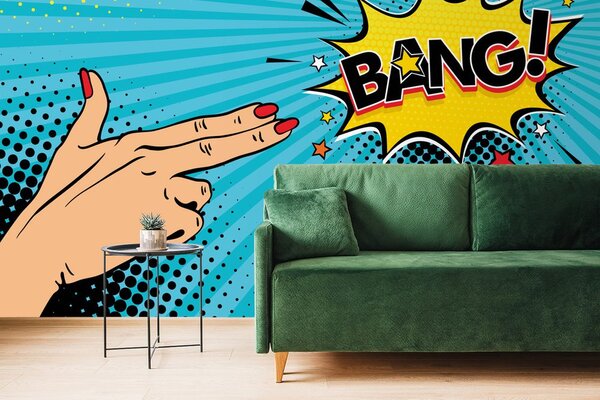 Tapeta s pop art motivom – BANG!