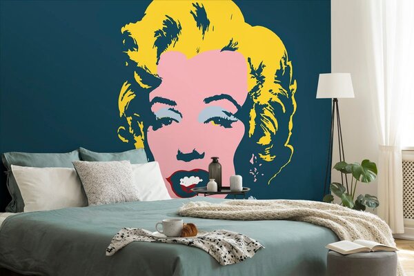 Tapeta Marilyn Monroe v pop art dizajnu