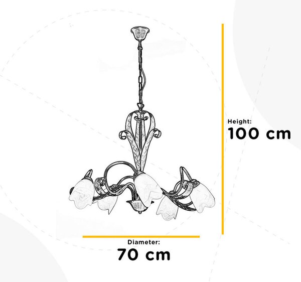 LESTENEC 70/100 cm E14