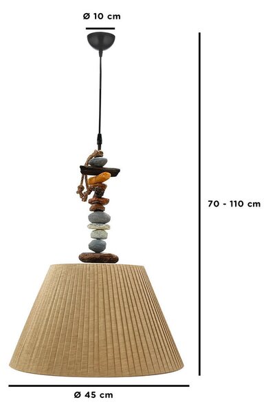 VISEČA NIHALNA SVETILKA 45/110 cm E27