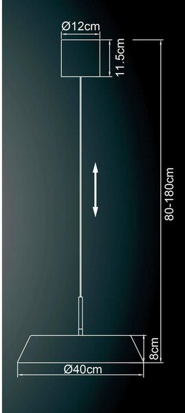 VISEČA LED-SVETILKA Silena 3000 K 230 V