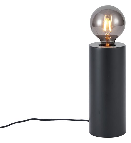 Moderna namizna svetilka črna 24 cm - Cylinder