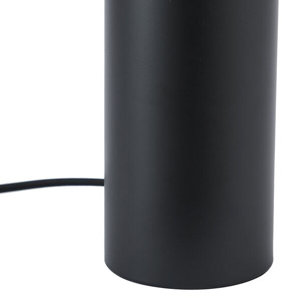 Moderna namizna svetilka črna 24 cm - Cylinder