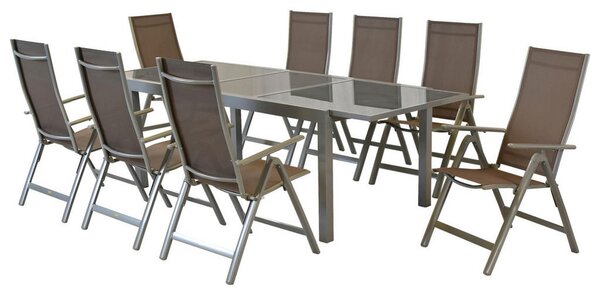 VRTNI SET aluminij srebrne barve srebrne barve