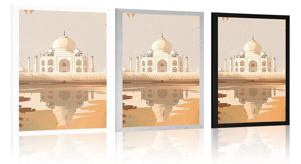 Plakat indijski Taj Mahal