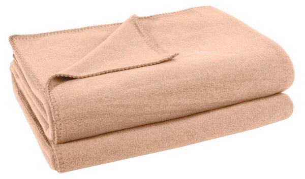 ODEJA SOFT FLEECE, BEŽ Soft-Fleece 160/200 cm peščene barve