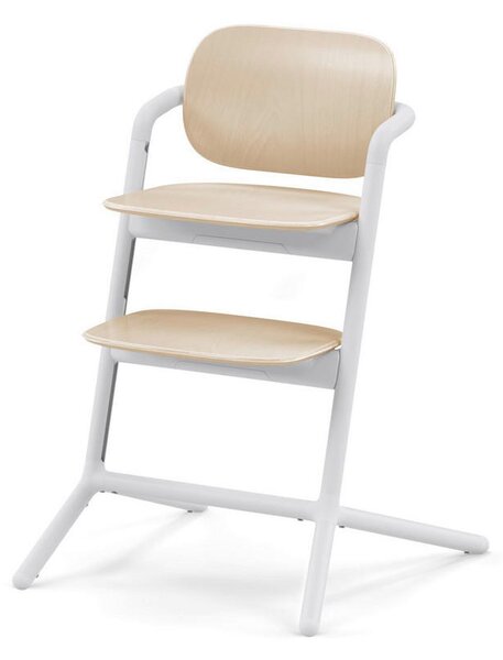 STOLČEK ZA HRANJENJE Lemo 56/54,5/81,5 cm bela, barve javorja