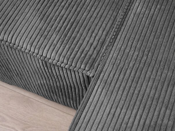 Sedežna garnitura v obliki črke U SMART COSARO 295x140 cm, siva