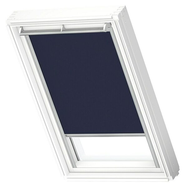 Velux Rolo za strešno okno DKL M06 1100S (Barva: Temno modre barve - 1100S, Barva tirov: Aluminij, Ročno)