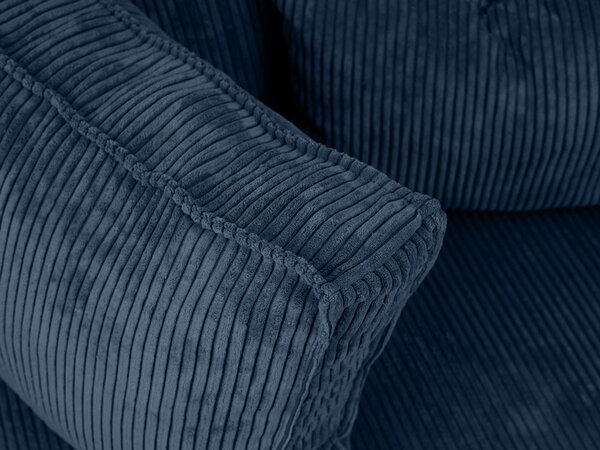 Sedežna garnitura v obliki črke U SMART COSARO 295x140 cm, temno modra