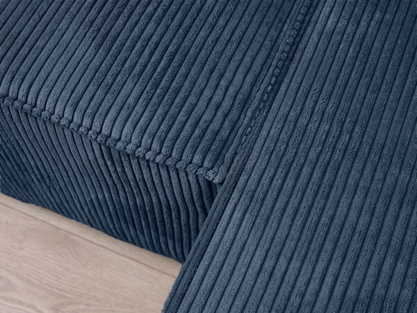 Sedežna garnitura v obliki črke U SMART COSARO 295x140 cm, temno modra