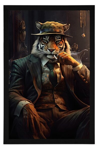 Plakat živalski gangster tiger