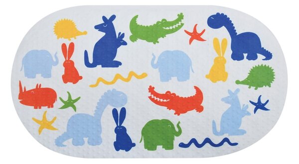 Otroška protizdrsna podloga za kad 39x69 cm Zoo – MSV