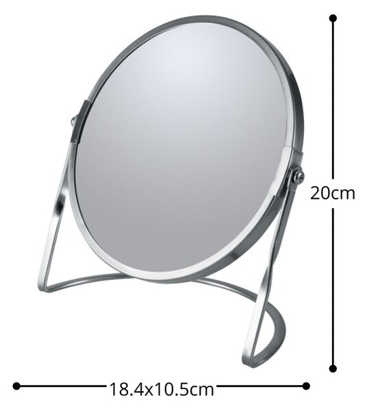 Kozmetično povečevalno ogledalo (5x povečava) ø 18 cm Akira – Spirella