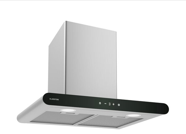 Klarstein CurveVent kuhinjska napa, 700 m³/h, Touch, LED, 110 W, EEK A+