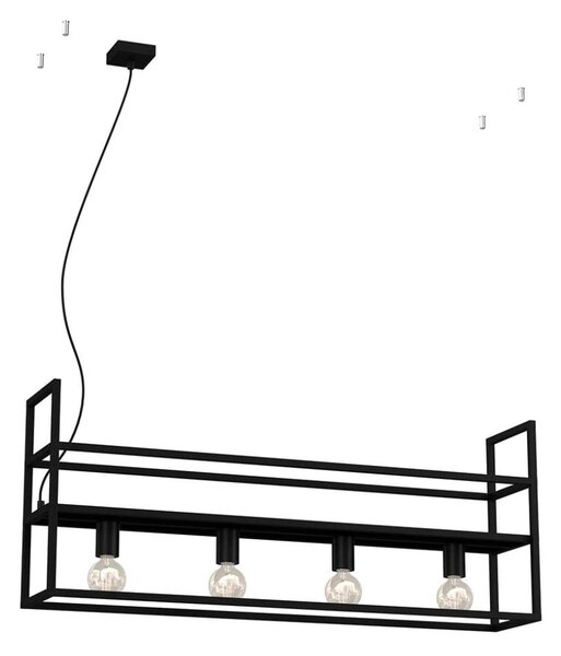 Lestenec na vrvici SHELF 4xE27/60W/230V